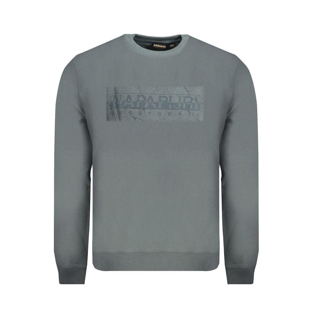 Napapijri Green Cotton Men Sweater