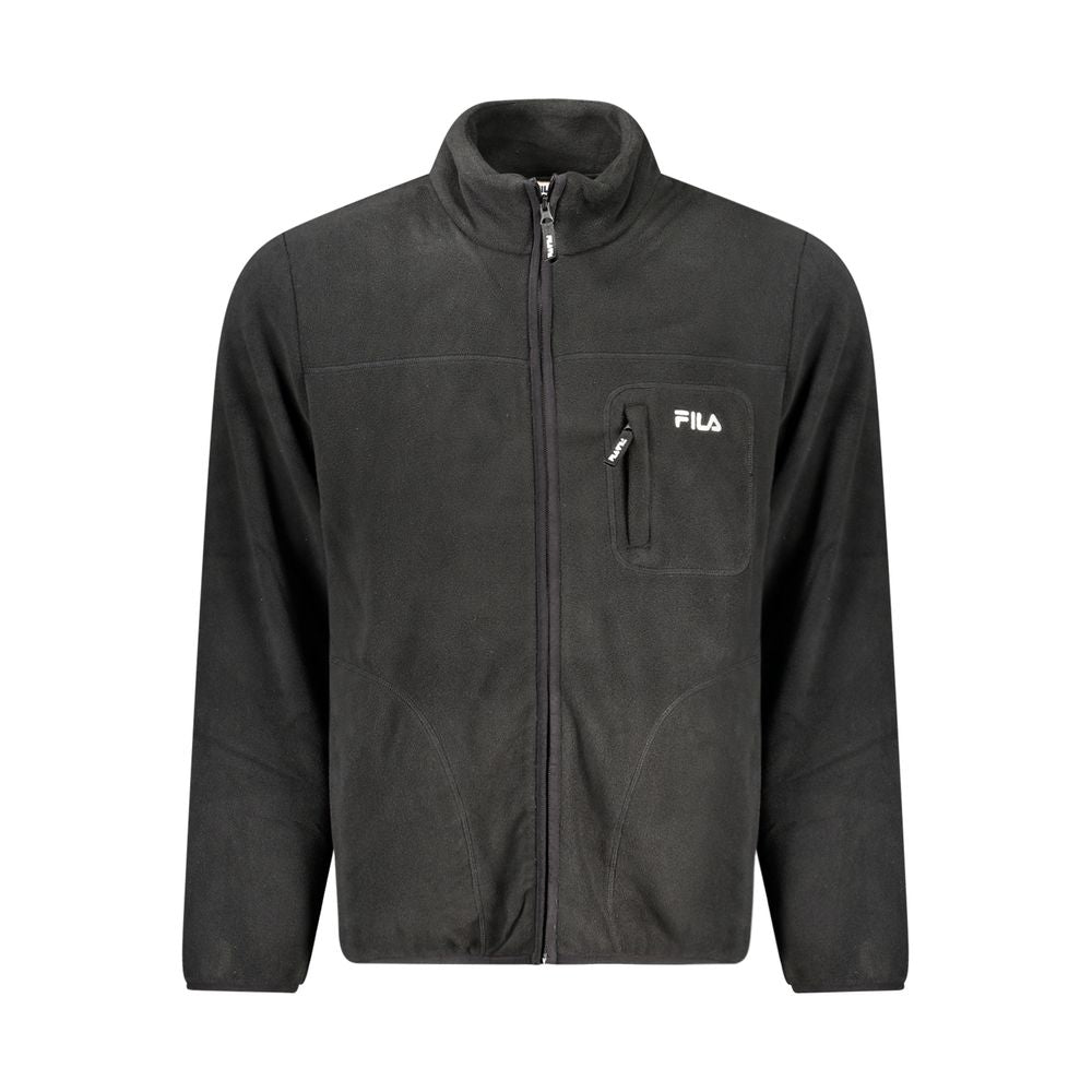 Fila Black Polyester Jackets & Coat