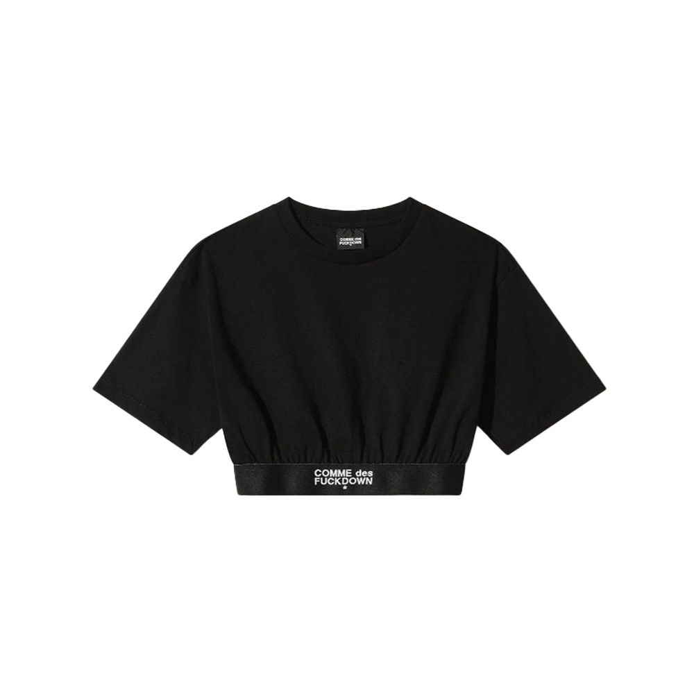 Comme Des Fuckdown Black Cotton T-Shirt