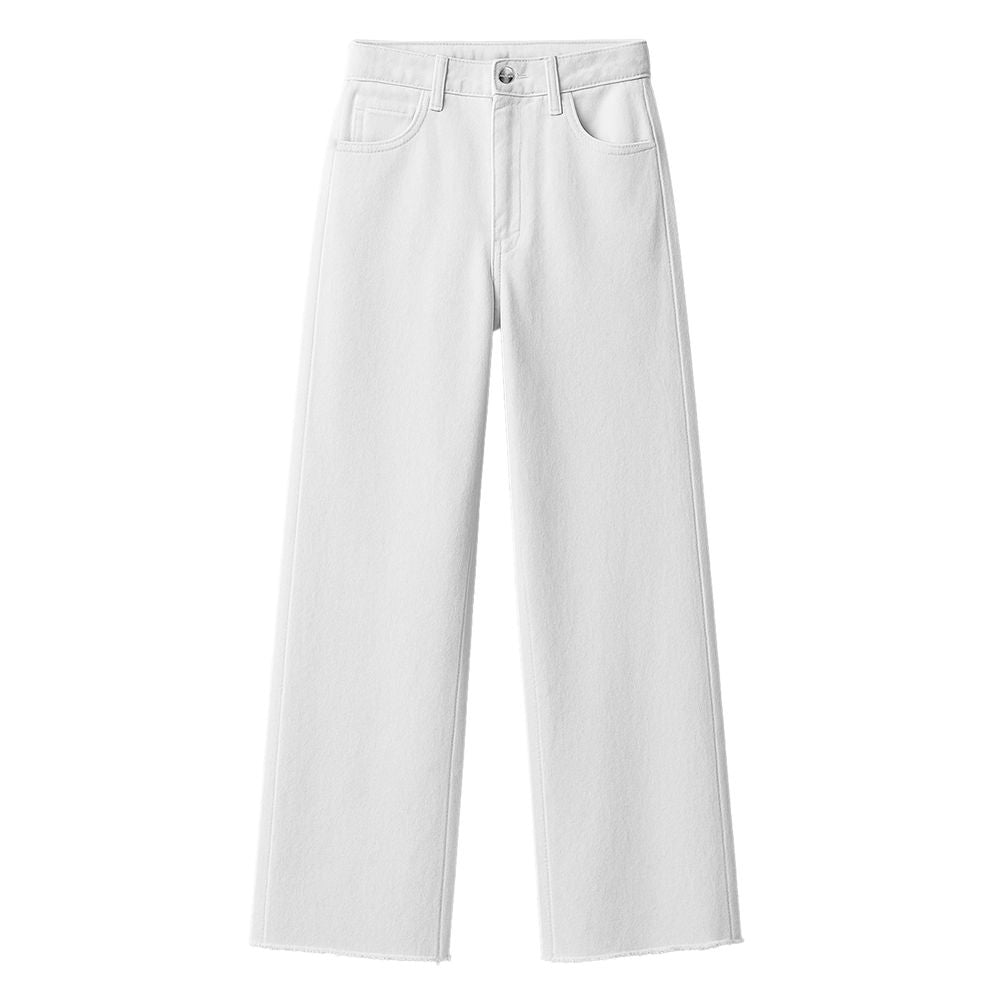 Hinnominate White Cotton Jeans Denim
