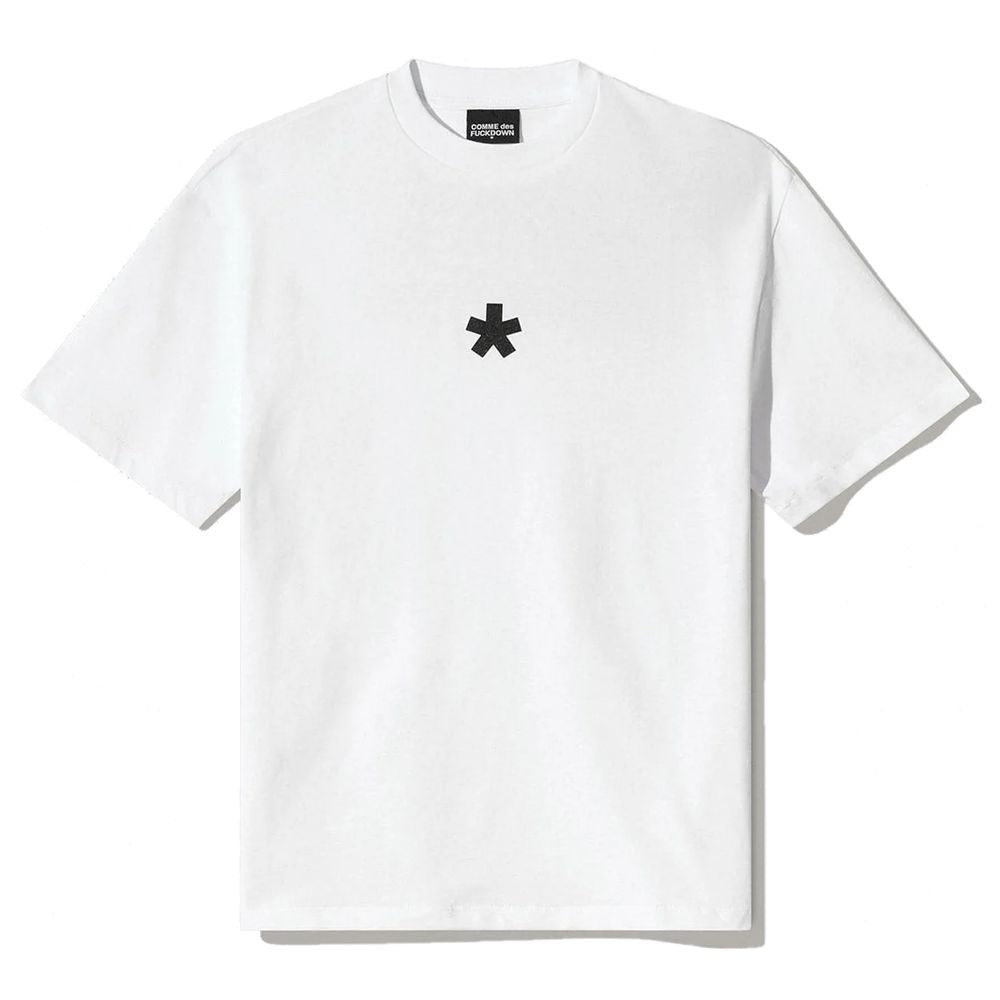 Comme Des Fuckdown White Cotton T-Shirt