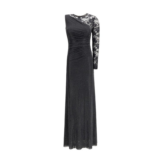 Self-Portrait Lace and rhinestone long Dress