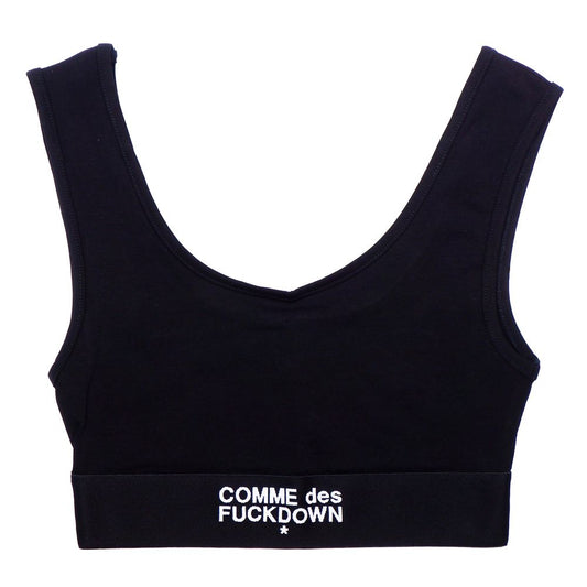 Comme Des Fuckdown Black Cotton T-Shirt