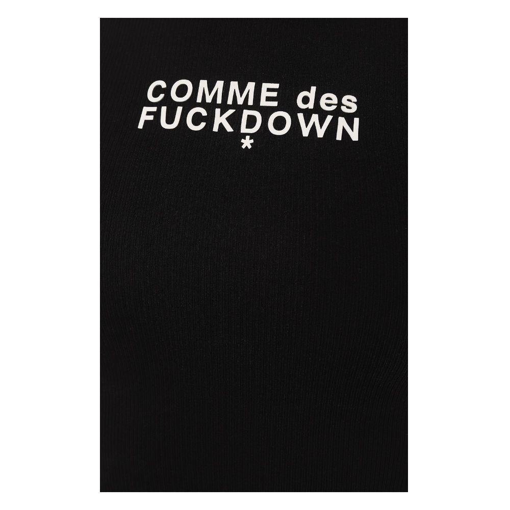 Comme Des Fuckdown Black Cotton T-Shirt