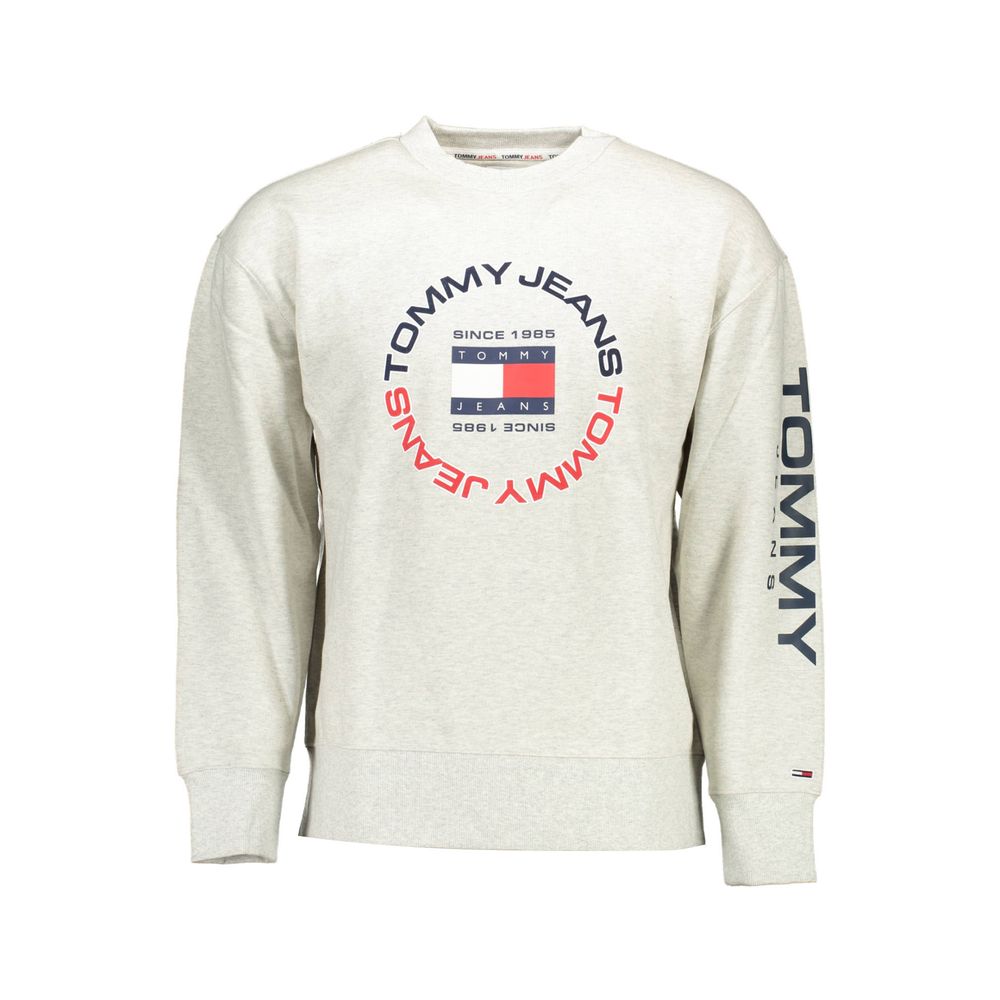 Tommy Hilfiger Gray Cotton Men Sweater