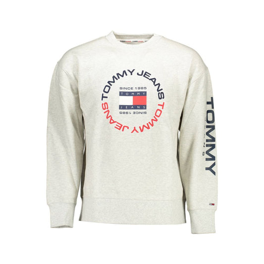 Tommy Hilfiger Gray Cotton Men Sweater