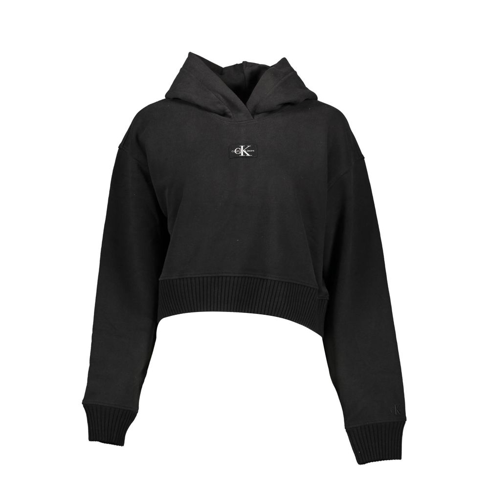 Calvin Klein Black Cotton Sweatshirt