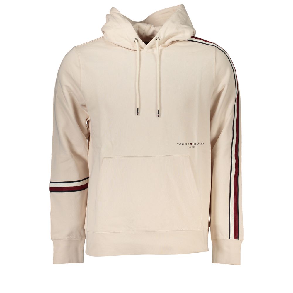 Tommy Hilfiger Beige Cotton Men Sweater