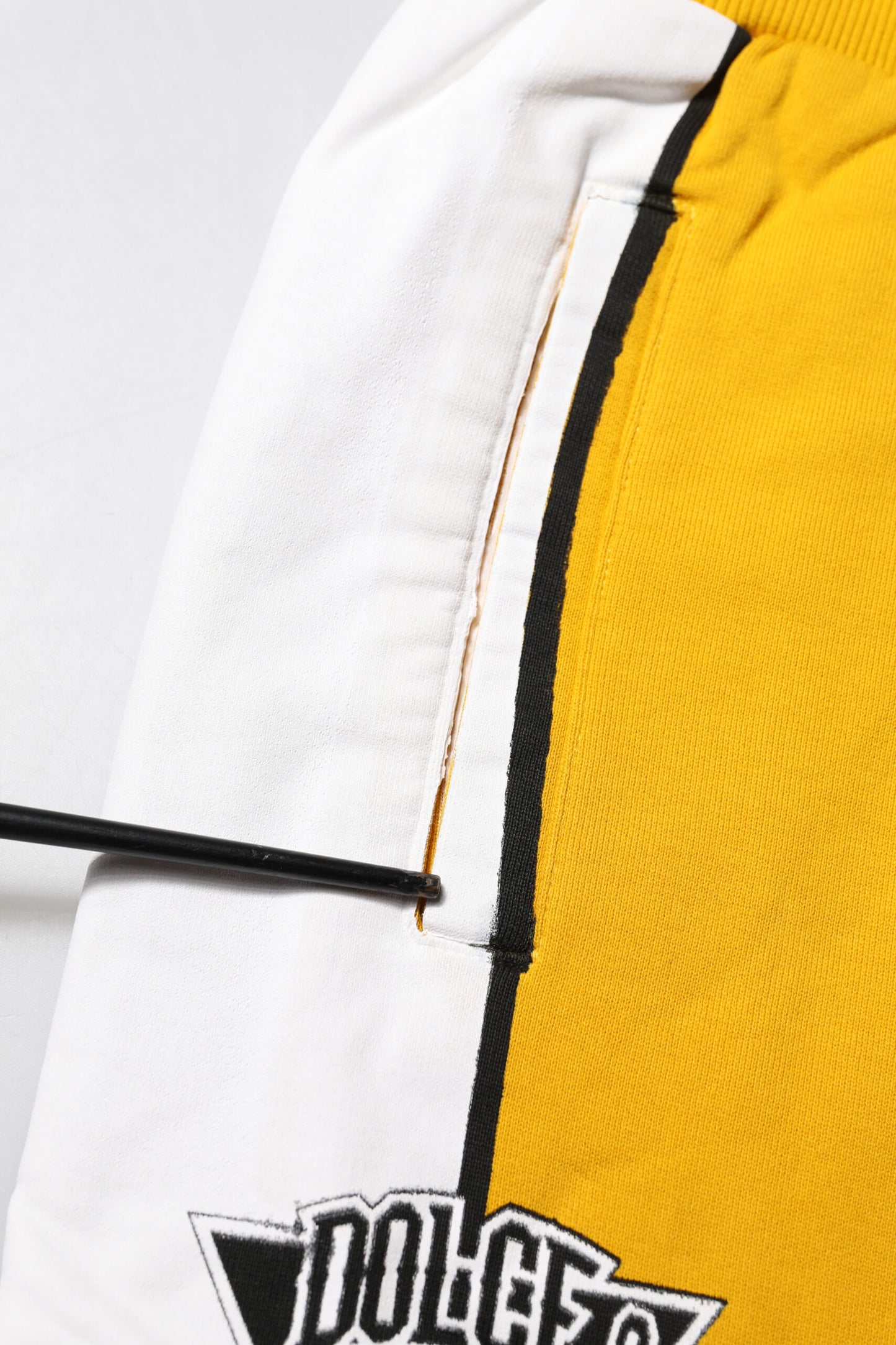 Dolce & Gabbana Yellow Cotton Casual Sweatpants Jogger Pants