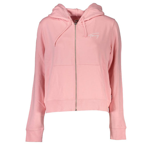 Tommy Hilfiger Pink Cotton Sweatshirt