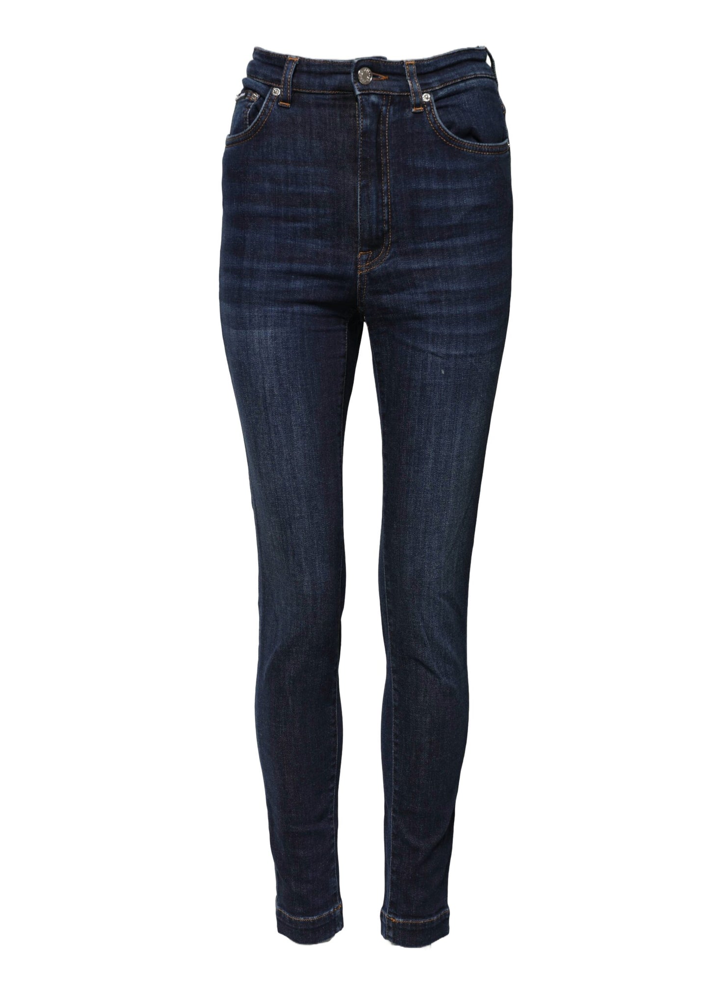 Dolce & Gabbana Blue GRACE High Waist Skinny Denim Jeans
