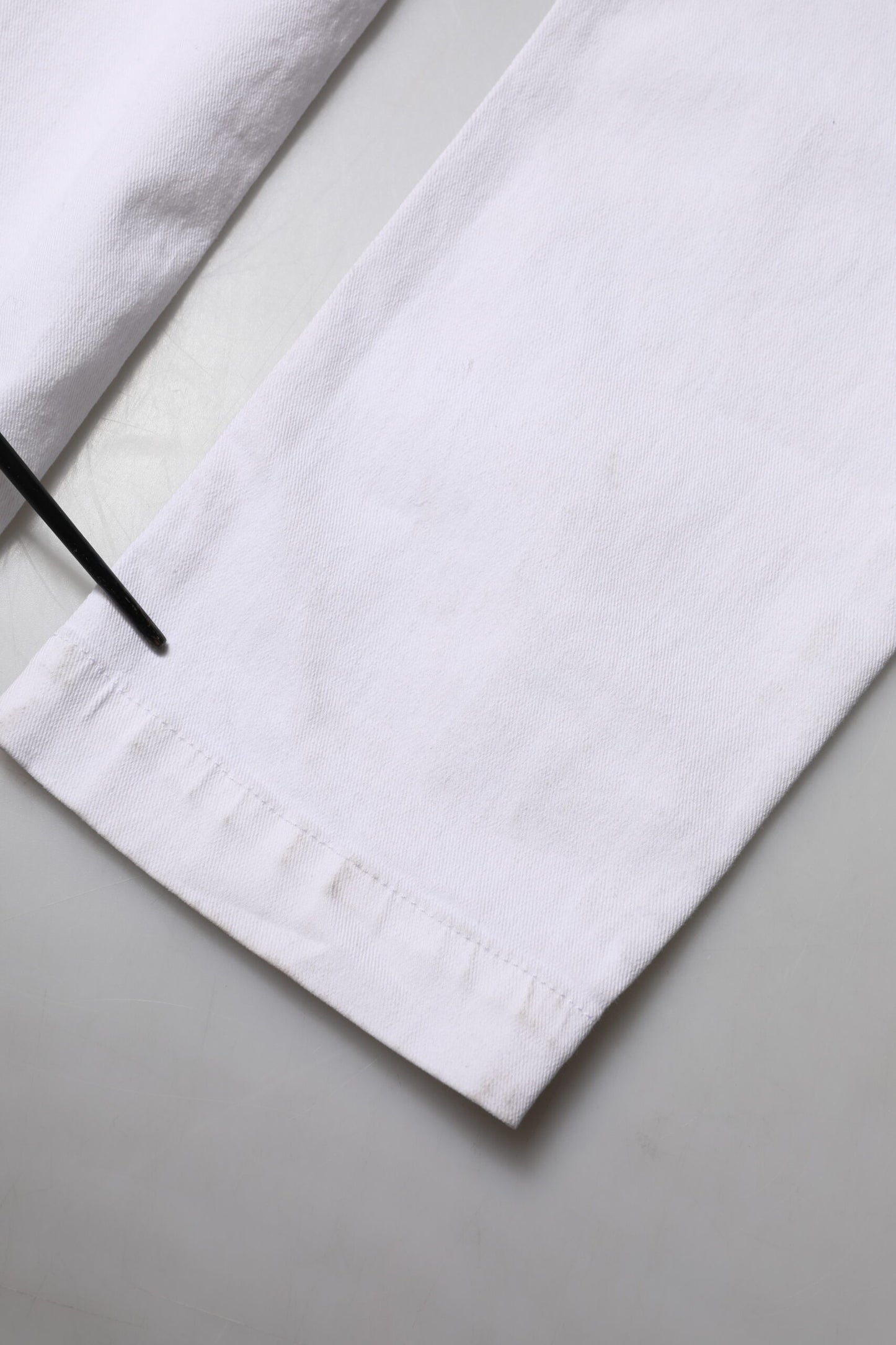 Dolce & Gabbana White Floral Embroidery GIRLY Denim Jeans