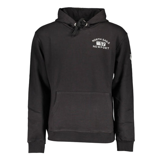 North Sails Black Cotton Men Sweater