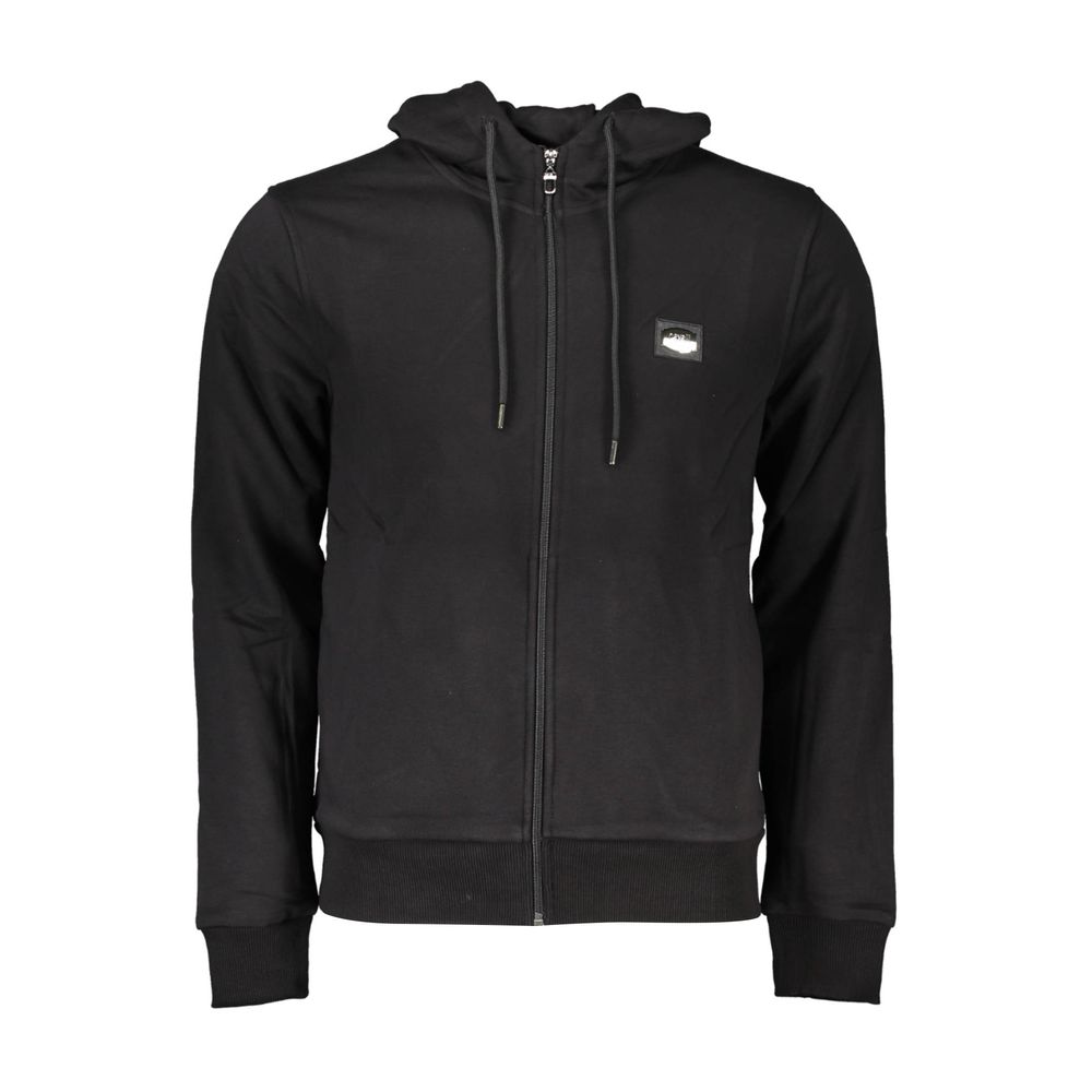 Cavalli Class Black Cotton Men Sweater