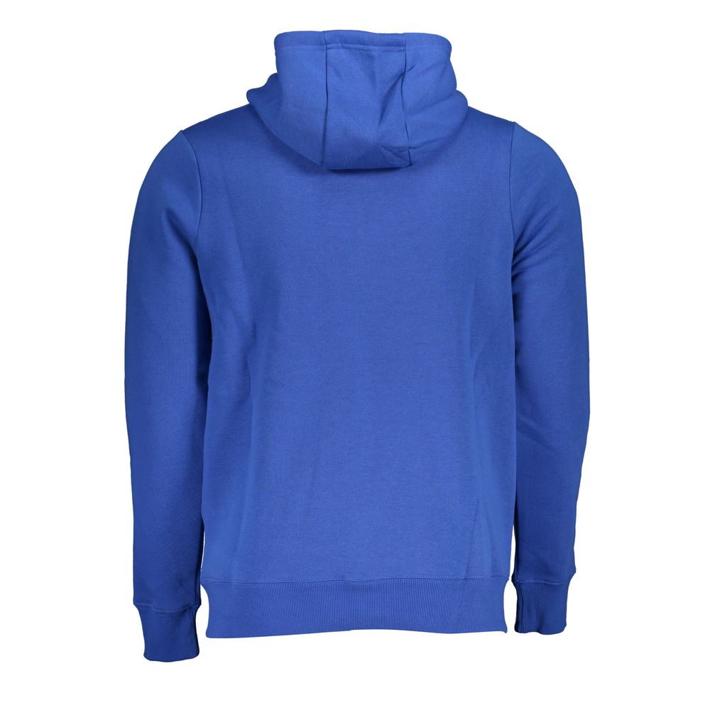 Norway 1963 Blue Cotton Men's Hooded Sweater
