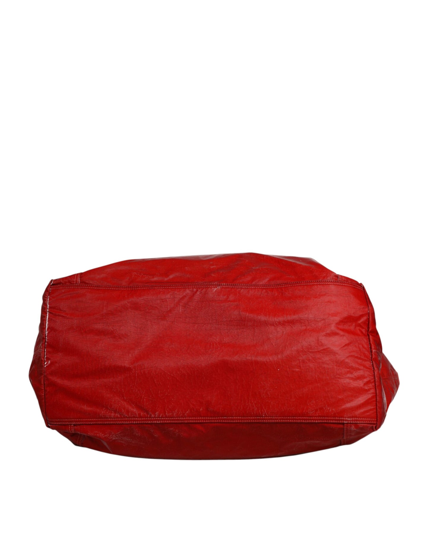 Dolce & Gabbana Red Nylon Hand Shoulder Duffel Travel Bag