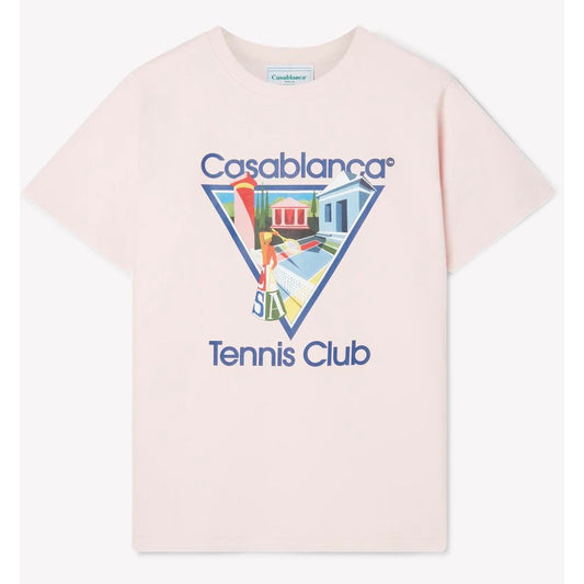 Casablanca Pink Cotton T-Shirt