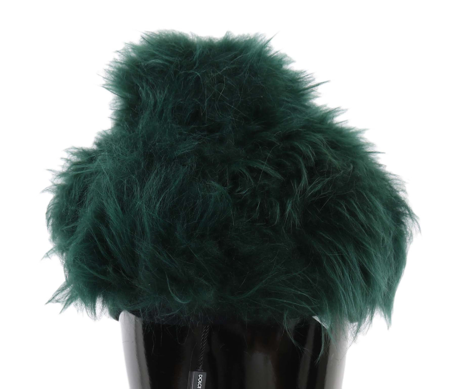 Dolce & Gabbana Elegant Emerald Cashmere Cloche Cap - KALAJ