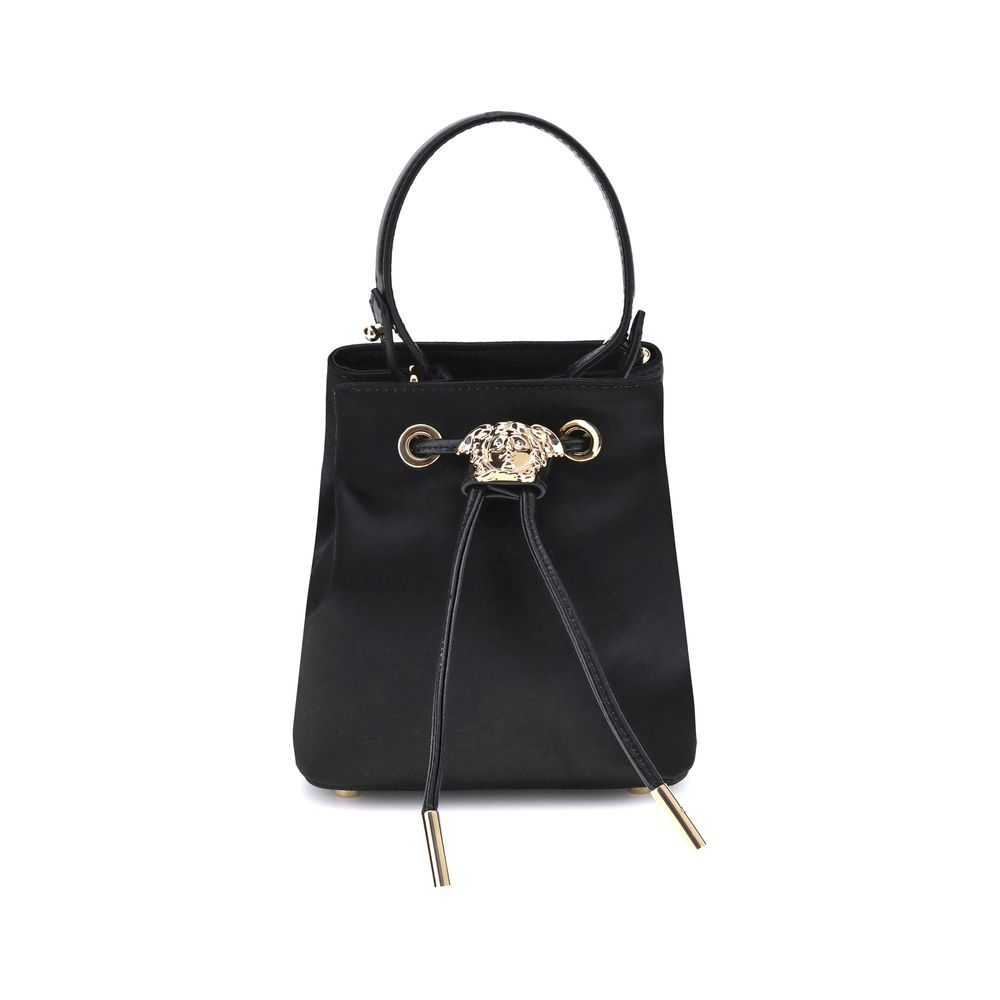 Versace Black Viscose Shoulder Bag