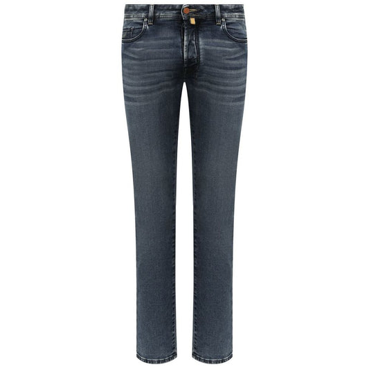 Jacob Cohen Blue Cotton Jeans & Pant