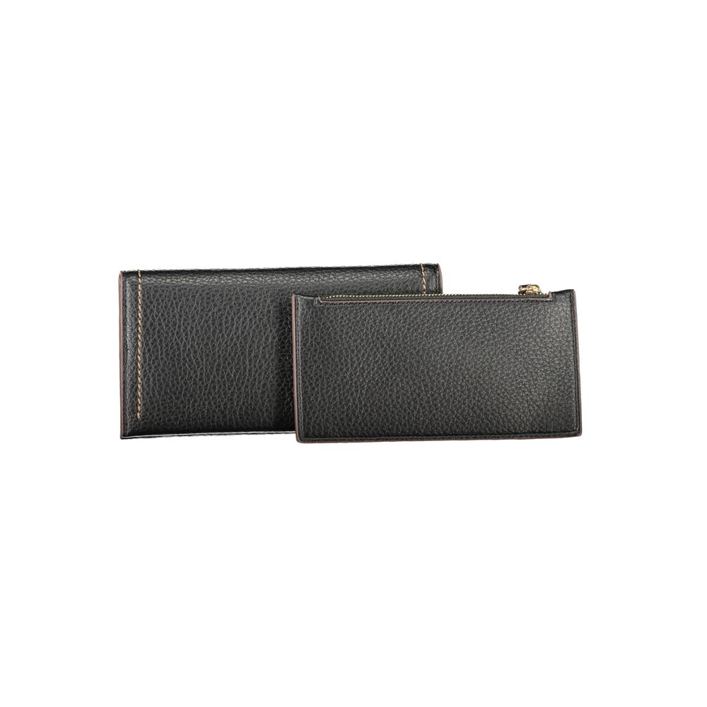 Mario Valentino Black Polyethylene Wallet