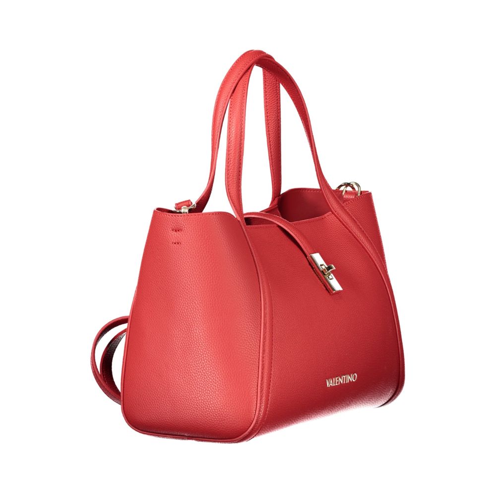 Mario Valentino Red Polyethylene Handbag