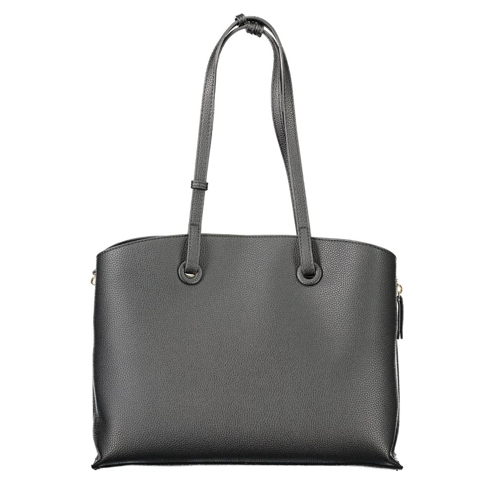 Mario Valentino Black Polyethylene Handbag