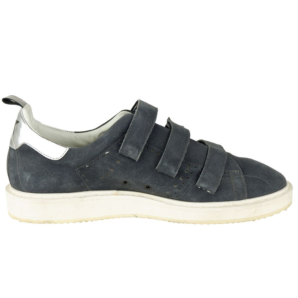 Golden Goose Grey Calfskin Men Sneaker
