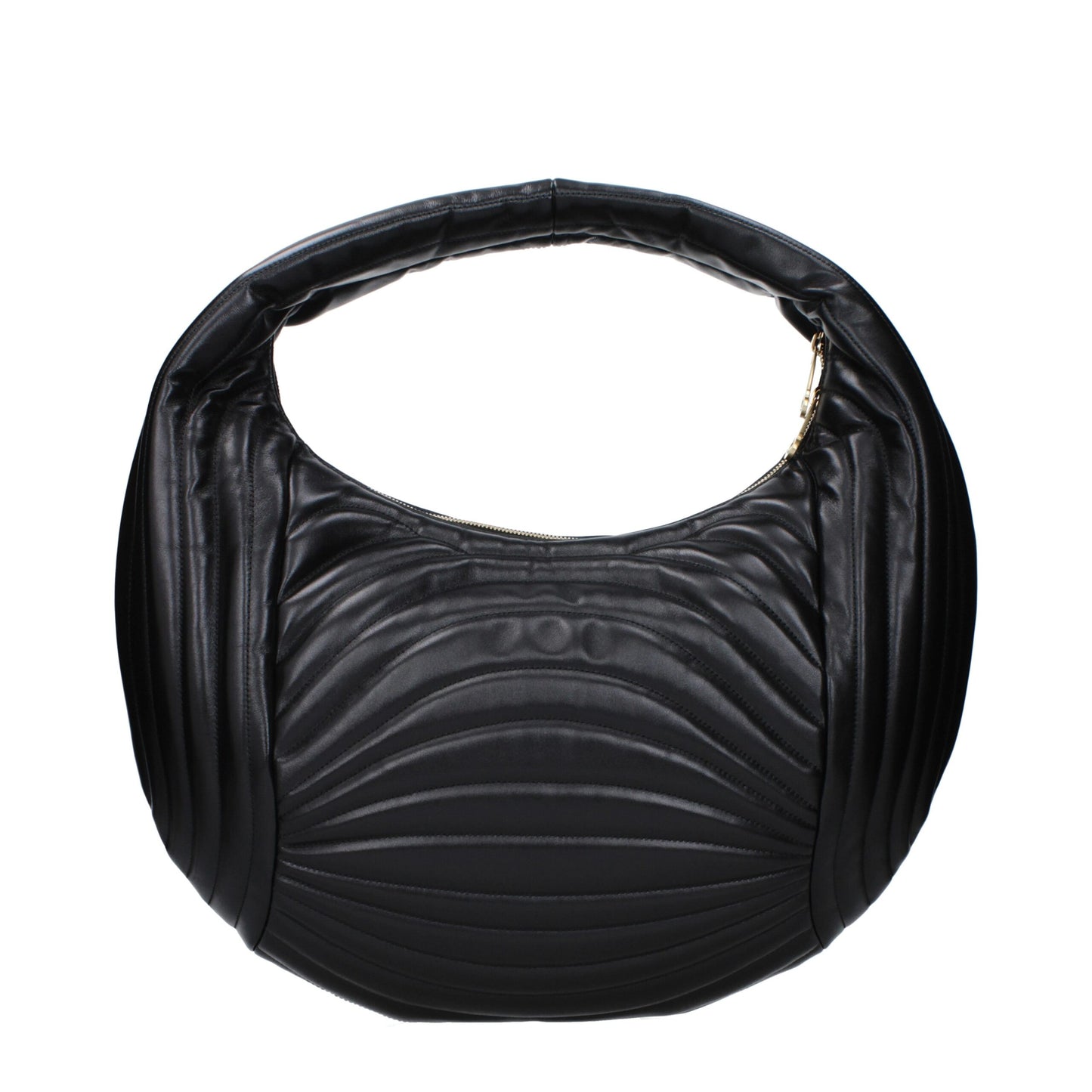 Salvatore Ferragamo Black Leather Handbag
