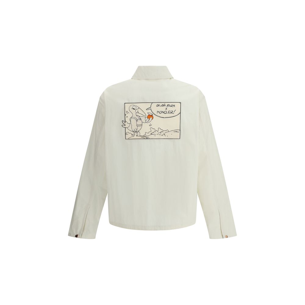 Moncler x Donald Glover White Cotton Coat