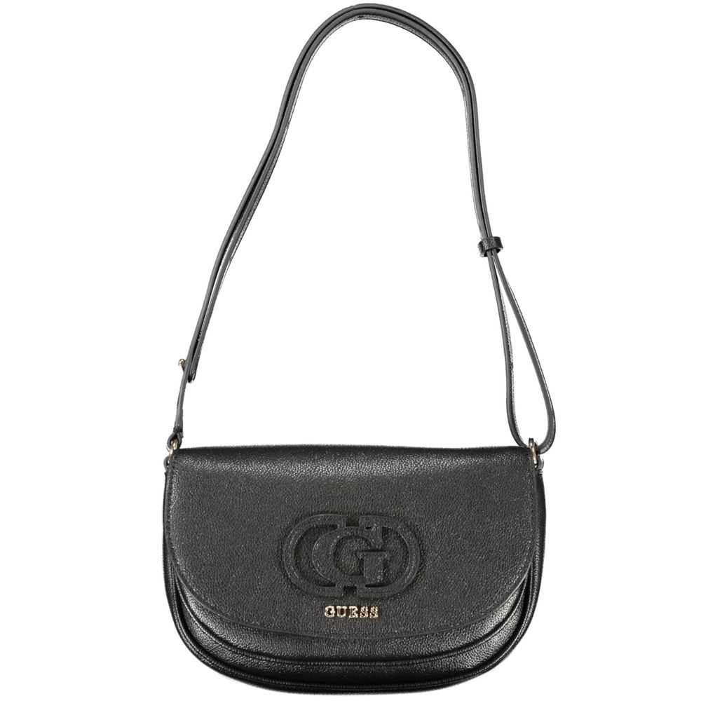 Guess Jeans Black Polyethylene Handbag