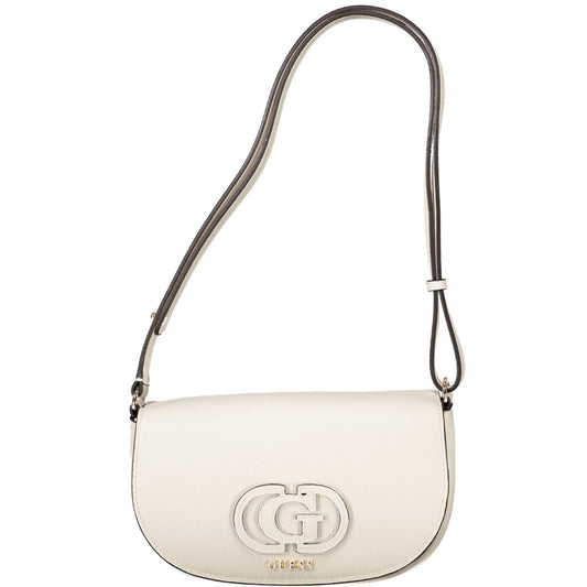 Guess Jeans White Polyethylene Handbag