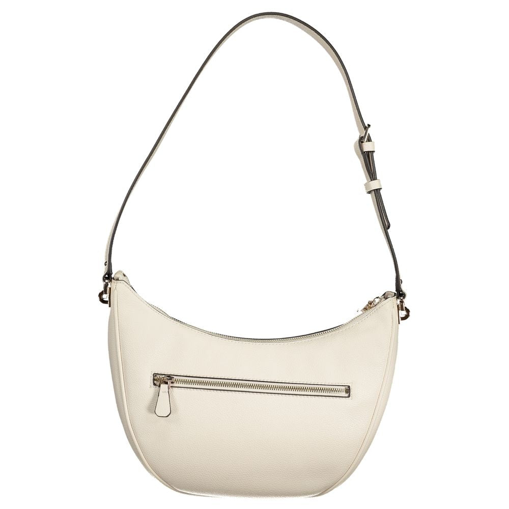 Guess Jeans White Polyethylene Handbag
