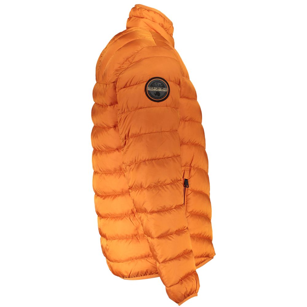 Napapijri Orange Polyamide Jackets & Coat