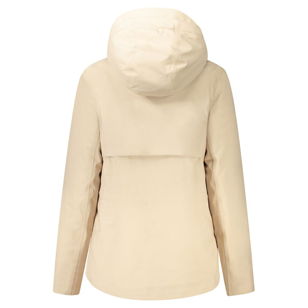 K-WAY Beige Polyester Jackets & Coat