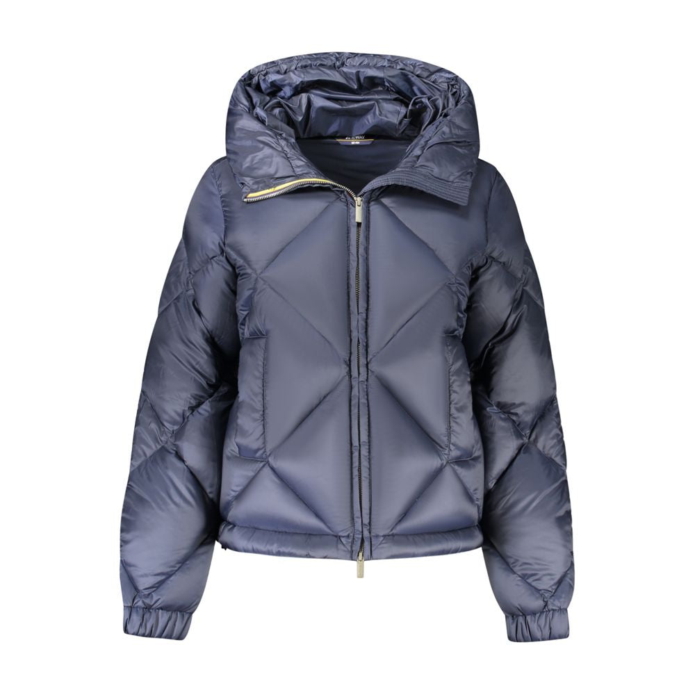 K-WAY Blue Polyester Jackets & Coat