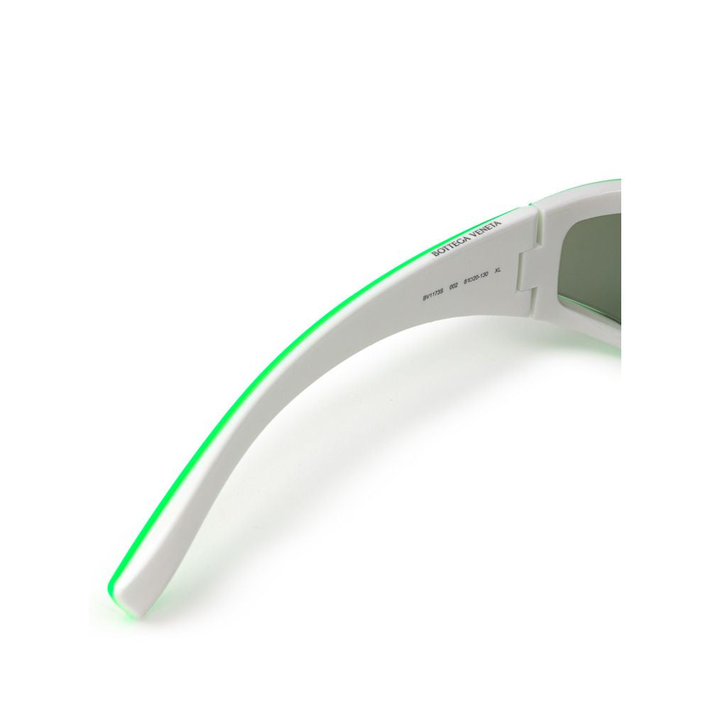 Bottega Veneta Green Acetate Sunglasses