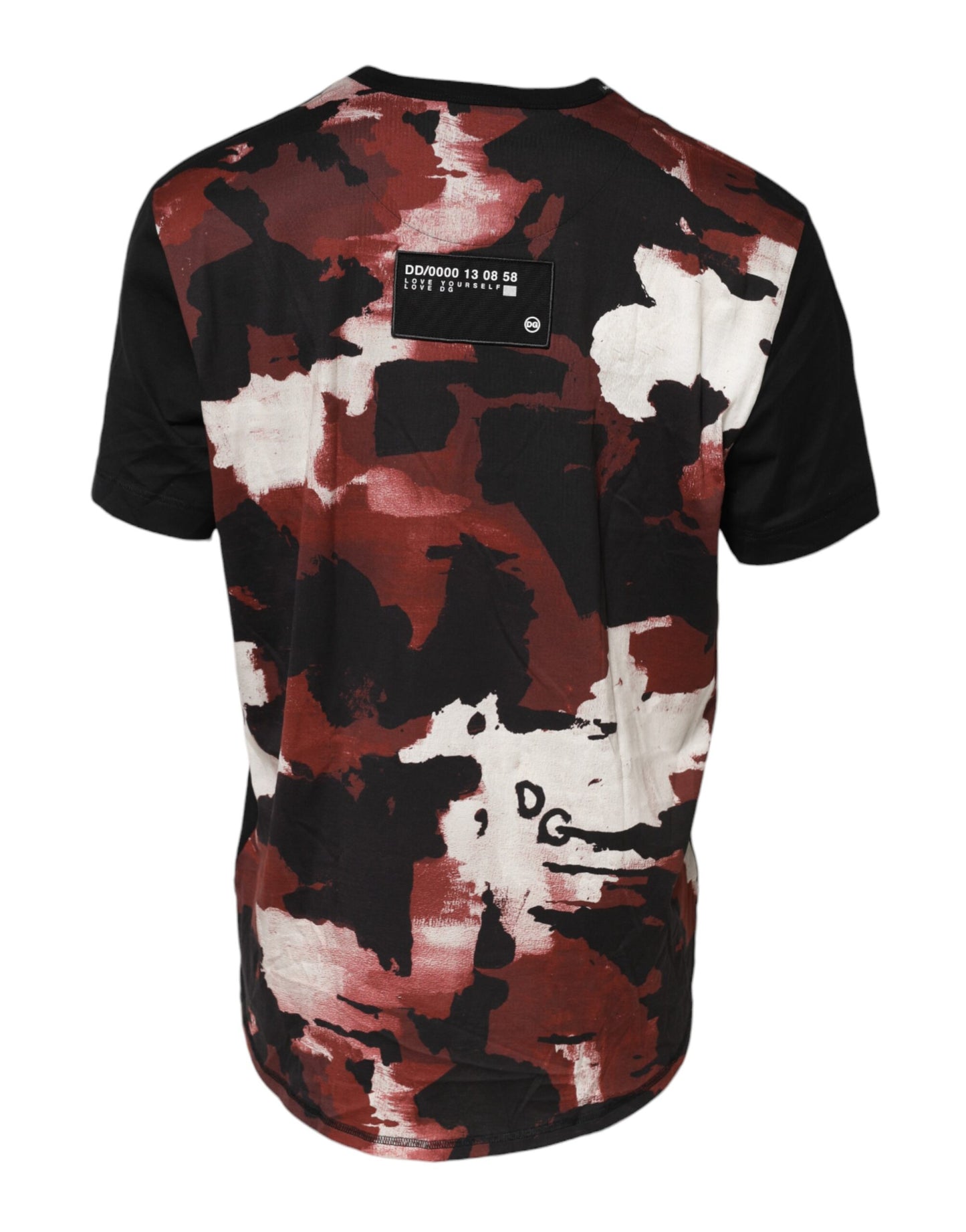 Dolce & Gabbana Multicolor Camouflage Crew Neck T-shirt