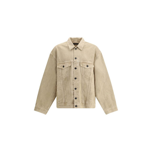 Balenciaga Beige Cotton Denim Jacket