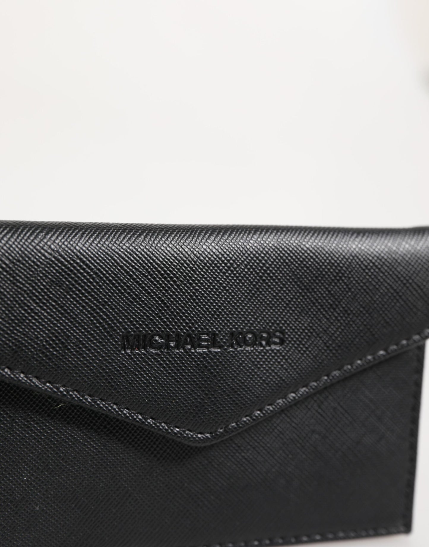 Michael Kors Black Saffiano Leather Envelope Holder Men's Accessory Wallet
