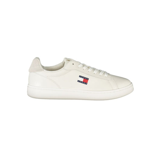 Tommy Hilfiger White Polyester Sneaker