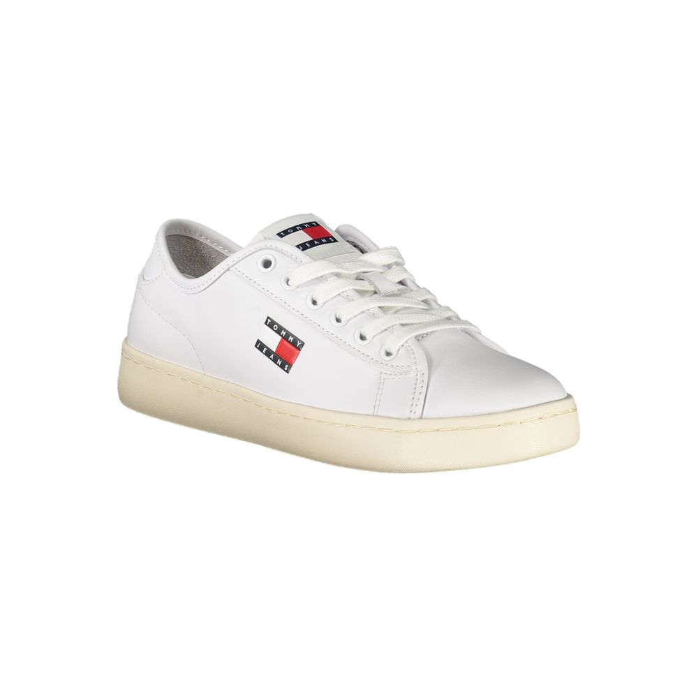 Tommy Hilfiger White Leather Sneaker
