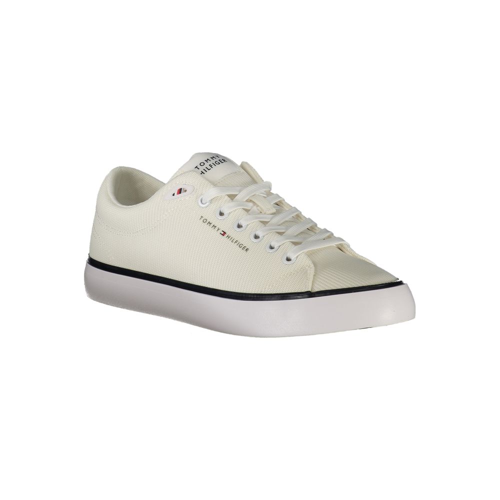 Tommy Hilfiger White Polyester Sneaker