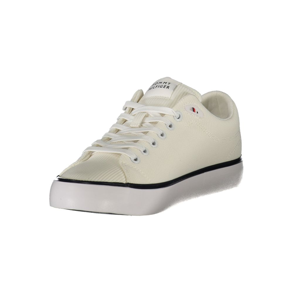 Tommy Hilfiger White Polyester Sneaker