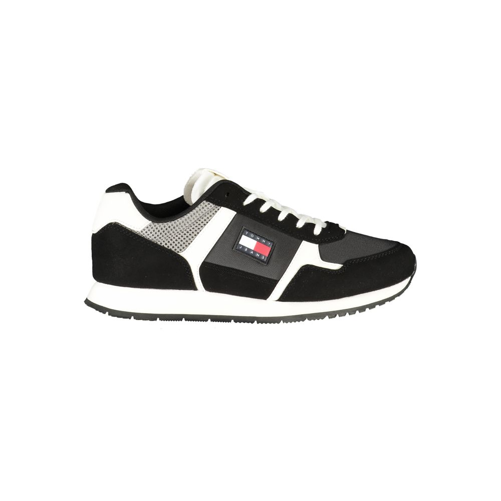 Tommy Hilfiger Black Polyester Sneaker