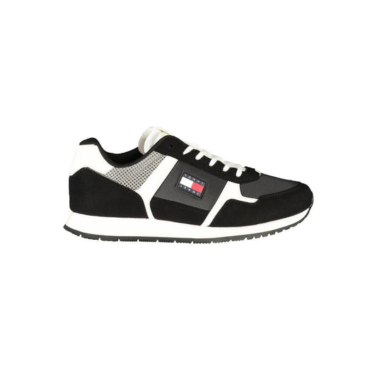 Tommy Hilfiger Black Polyester Sneaker