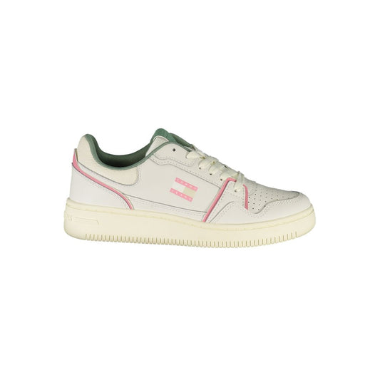 Tommy Hilfiger White Polyester Sneaker