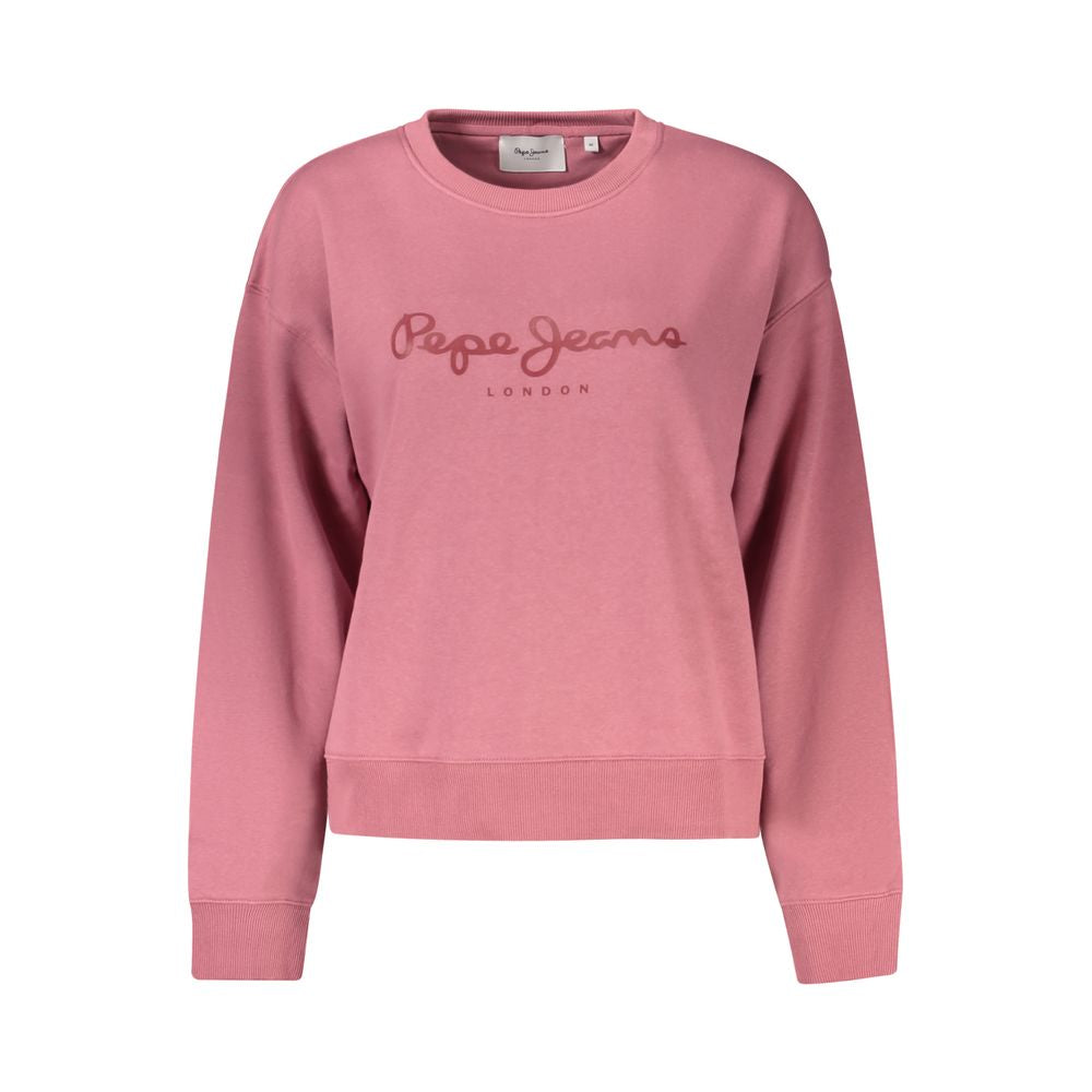 Pepe Jeans Purple Cotton Sweatshirt