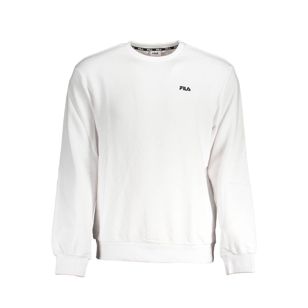Fila White Cotton Sweatshirt