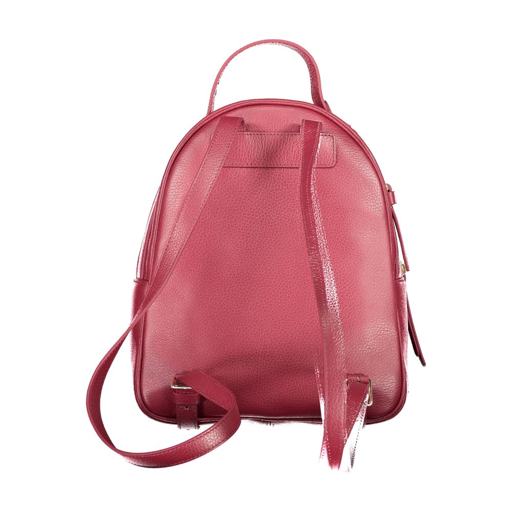 Coccinelle Purple Leather Backpack